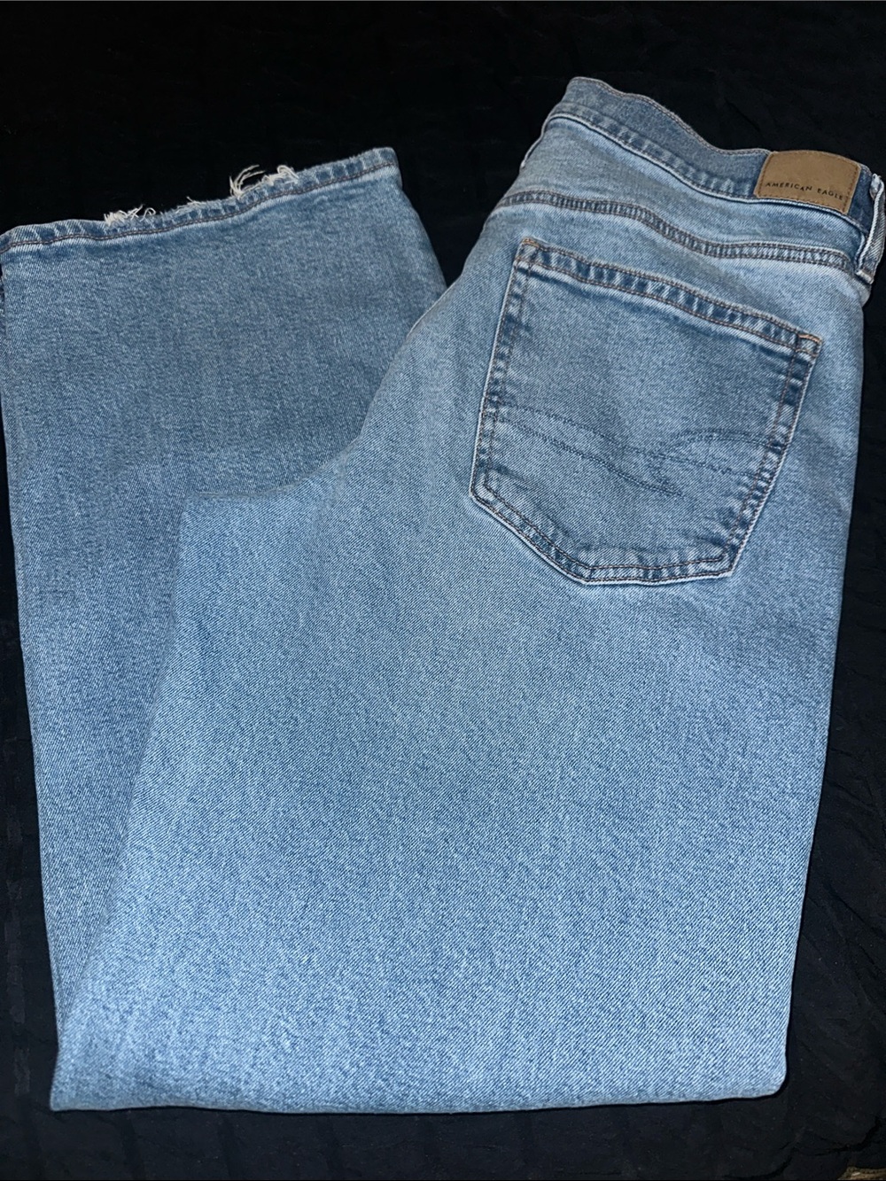 American Eagle Outfitters women's Stovepipe Light Blue Jeans sz 8 R EUC